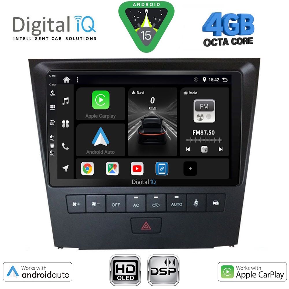 DIGITAL IQ BXF 6341_CPAA (9inc) MULTIMEDIA TABLET for LEXUS GS mod. 2004-2011 - DIGITAL IQ BXF 6341_CPAA