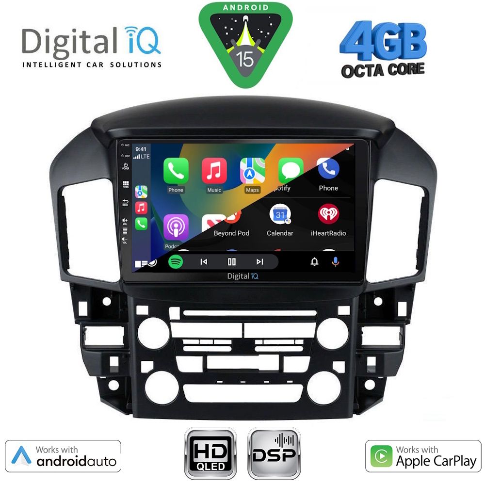 DIGITAL IQ BXF 6344_CPAA (9inc) MULTIMEDIA TABLET for LEXUS RX 300 mod. 1998-2003