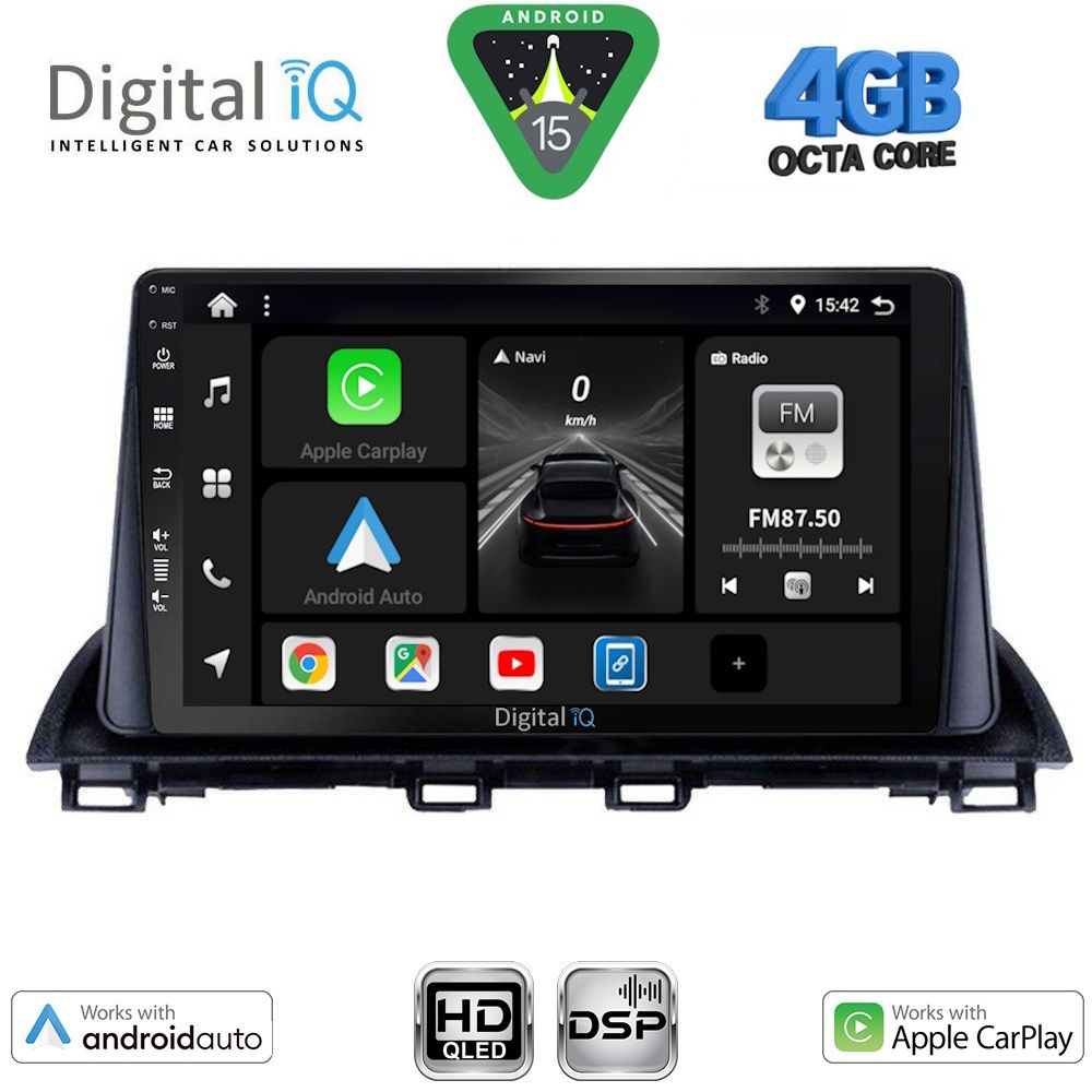 DIGITAL IQ BXF 6367_CPAA (9inc) MULTIMEDIA TABLET for MAZDA 3 mod. 2014-2019