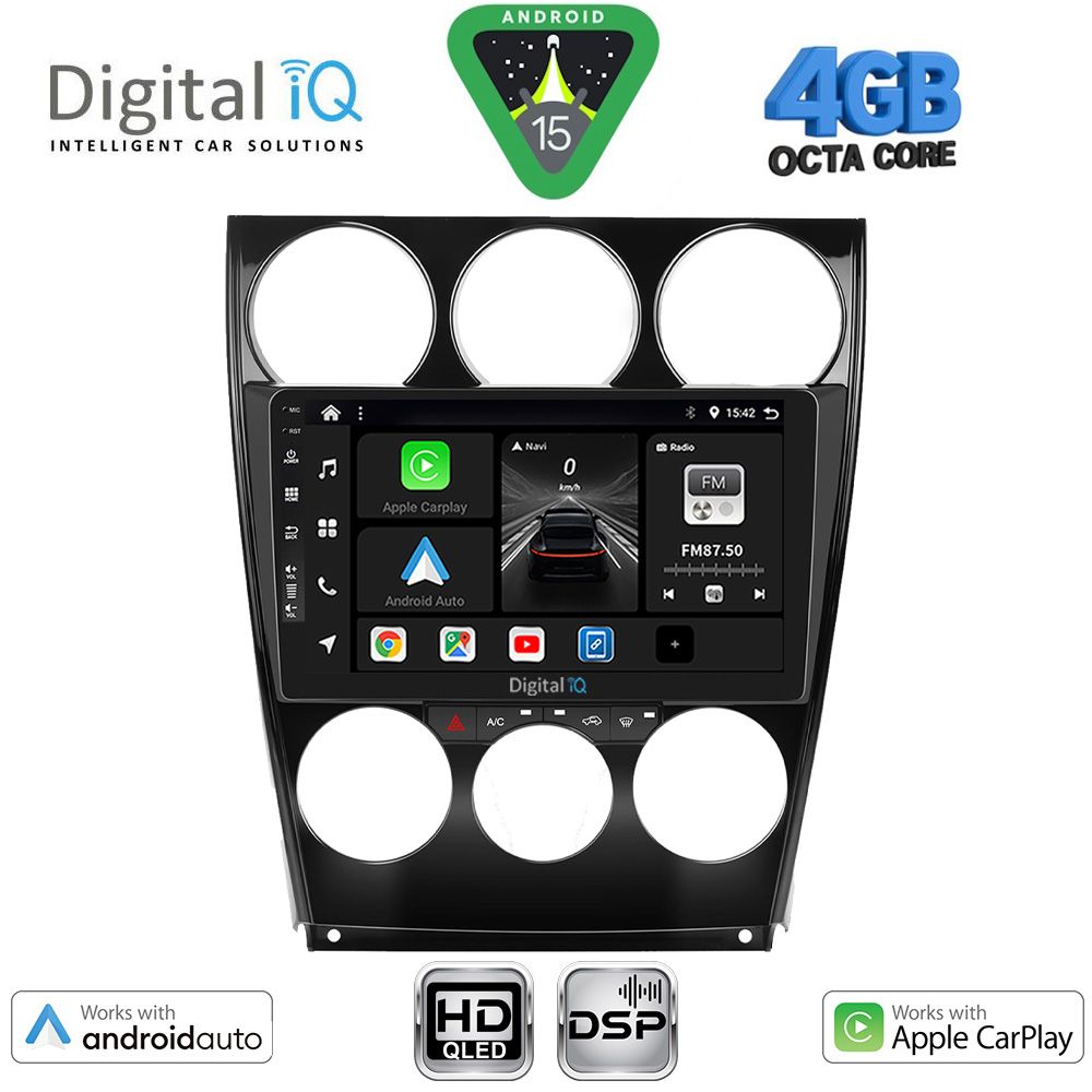 DIGITAL IQ BXF 6375_CPAA (9inc) MULTIMEDIA TABLET for MAZDA 6 (FACELIFT) mod. 2005-2008 - DIGITAL IQ BXF 6375_CPAA