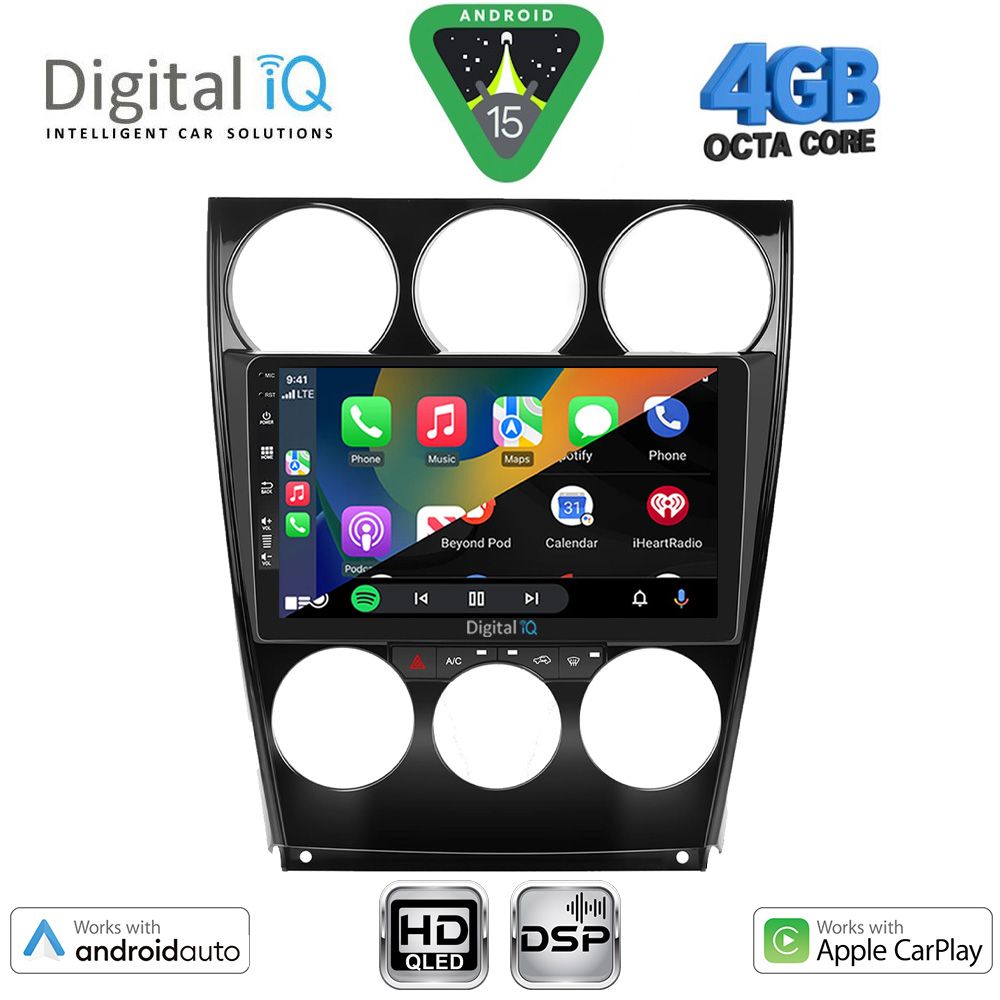 DIGITAL IQ BXF 6375_CPAA (9inc) MULTIMEDIA TABLET for MAZDA 6 (FACELIFT) mod. 2005-2008 - DIGITAL IQ BXF 6375_CPAA