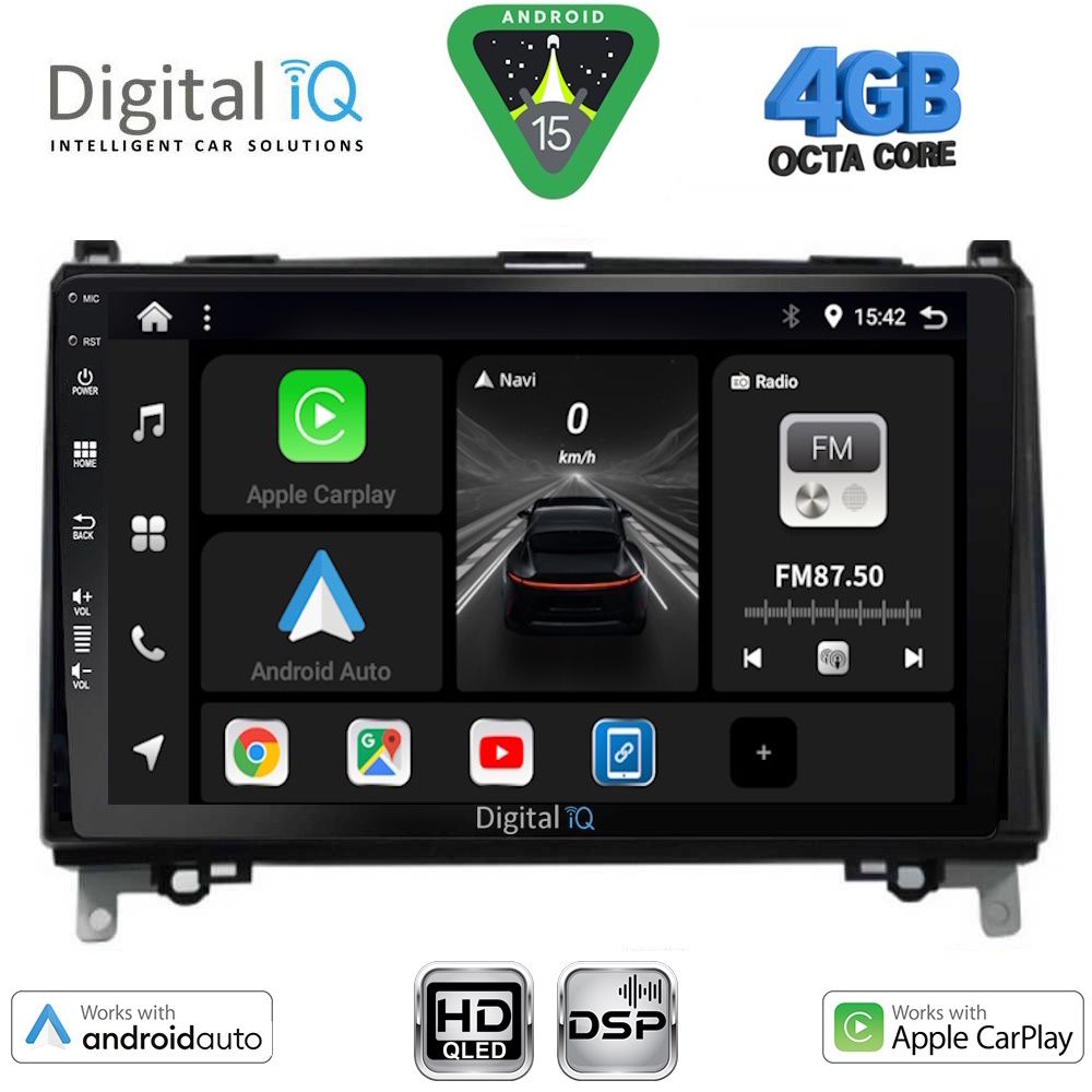 DIGITAL IQ BXF 6400_CPAA (9inc) MULTIMEDIA TABLET for MERCEDES A – B -SPRINTER – VITO mod. 2007-2019 - DIGITAL IQ BXF 6400_CPAA
