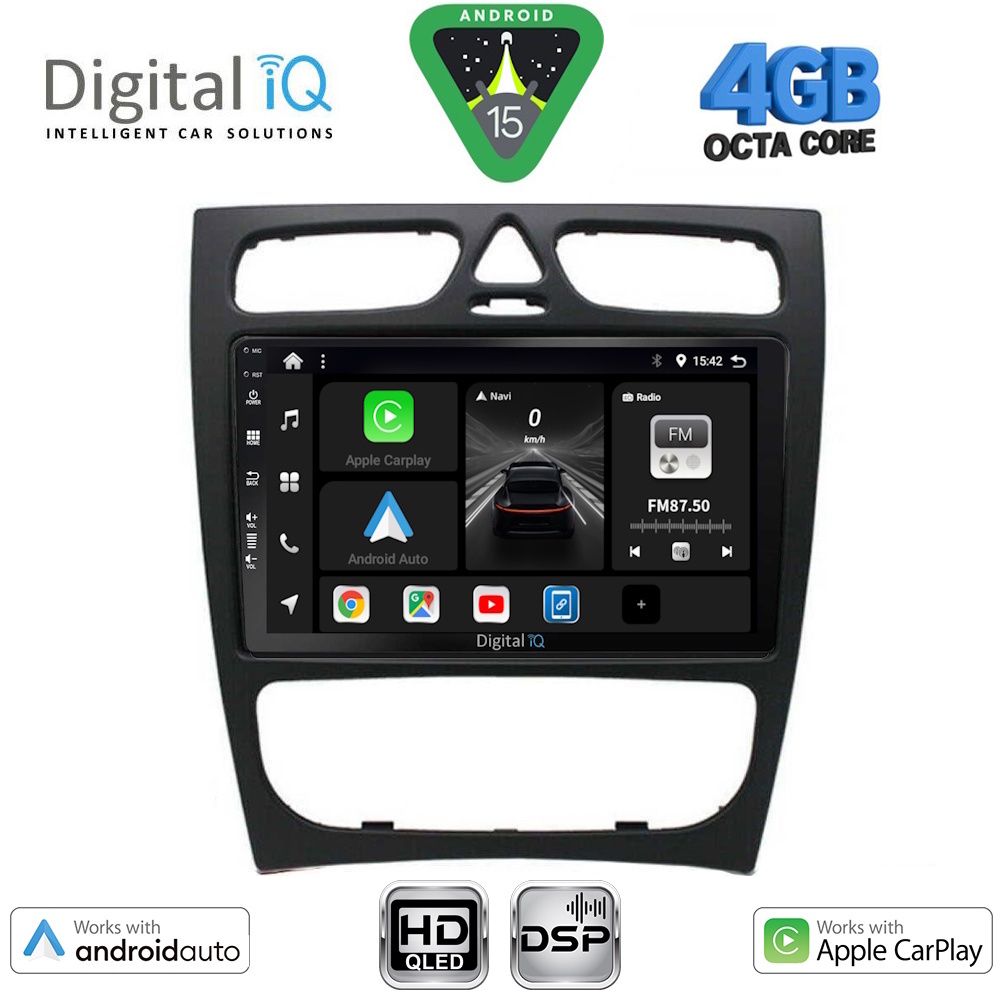 DIGITAL IQ BXF 6402_CPAA (9inc) MULTIMEDIA TABLET for MERCEDES C (W203) mod. 1999-2004 - DIGITAL IQ BXF 6402_CPAA