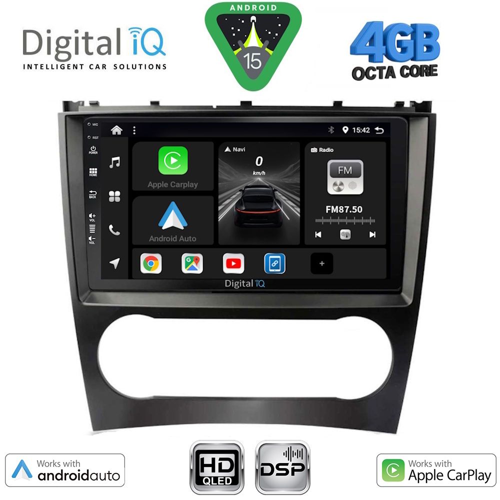 DIGITAL IQ BXF 6404_CPAA (9inc) MULTIMEDIA TABLET for MERCEDES C – CLK (W203-209) mod. 2004-2008 - DIGITAL IQ BXF 6404_CPAA