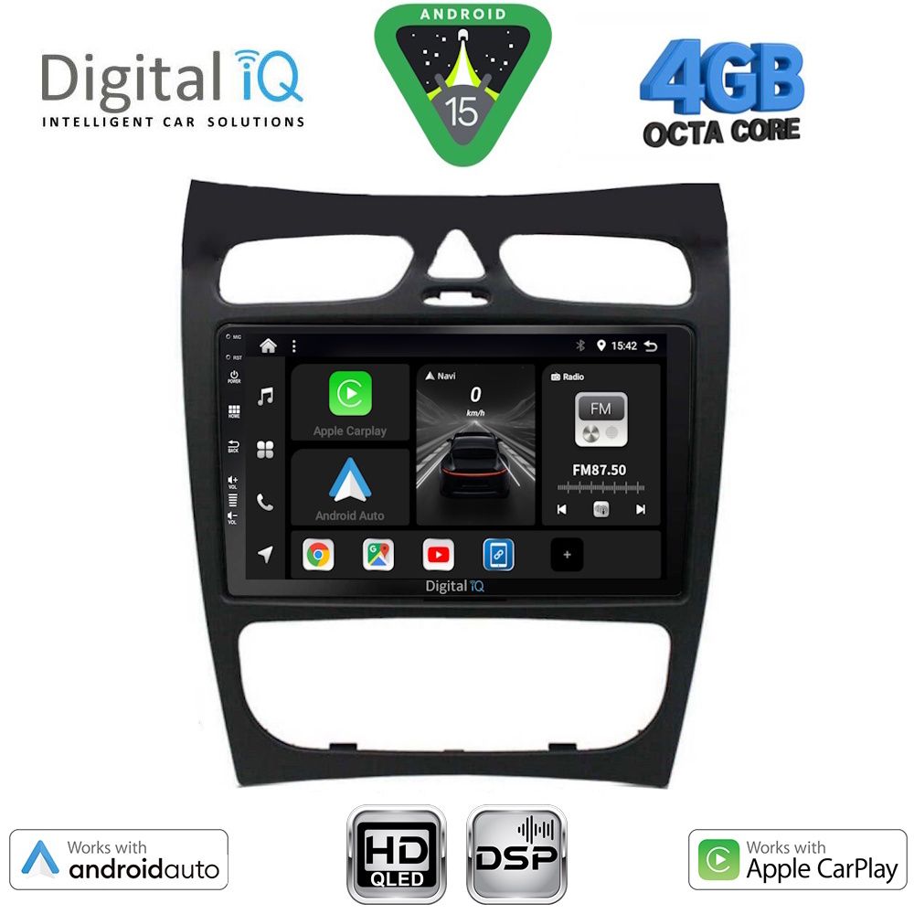 DIGITAL IQ BXF 6406_CPAA (9inc) MULTIMEDIA TABLET for MERCEDES CLK (W209) mod. 2000-2004 - DIGITAL IQ BXF 6406_CPAA