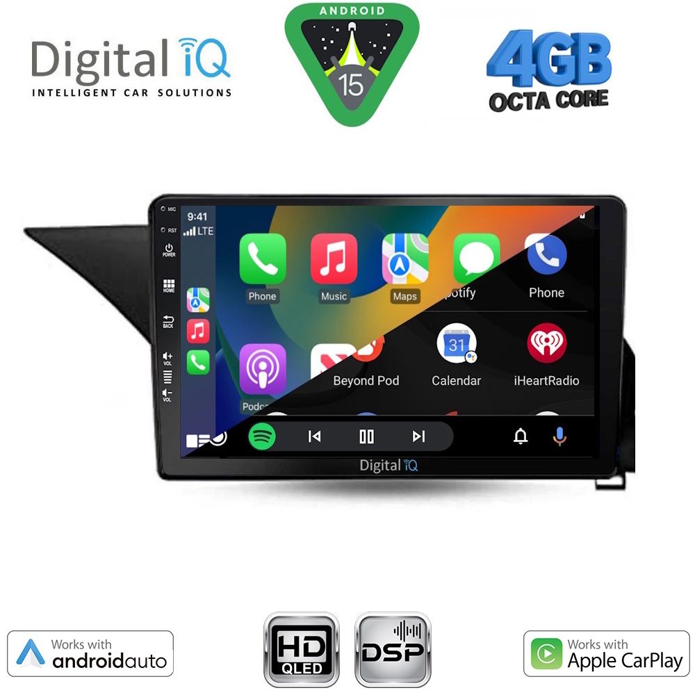 DIGITAL IQ BXF 6410_CPAA (10inc) MULTIMEDIA TABLET for MERCEDES E (W212) mod. 2012-2014 (NTG 4.5)