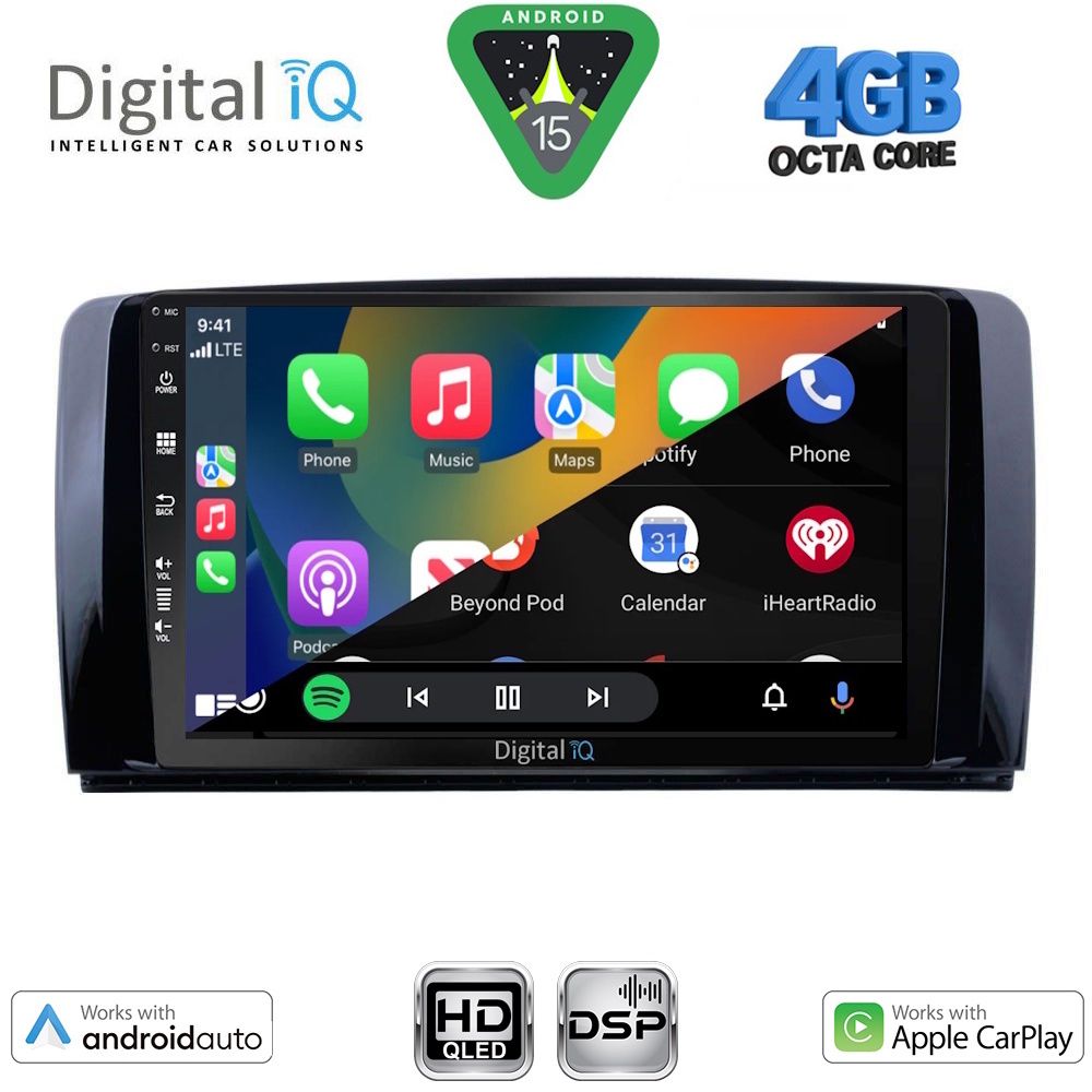 DIGITAL IQ BXF 6422_CPAA (9inc) MULTIMEDIA TABLET for MERCEDES R (W251) mod. 2006-2015 - DIGITAL IQ BXF 6422_CPAA