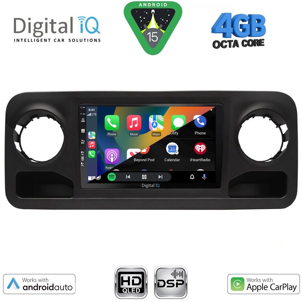 DIGITAL IQ BXF 6424_CPAA (10inc) MULTIMEDIA TABLET for MERCEDES SPRINTER mod. 2018-2026 - DIGITAL IQ BXF 6424_CPAA