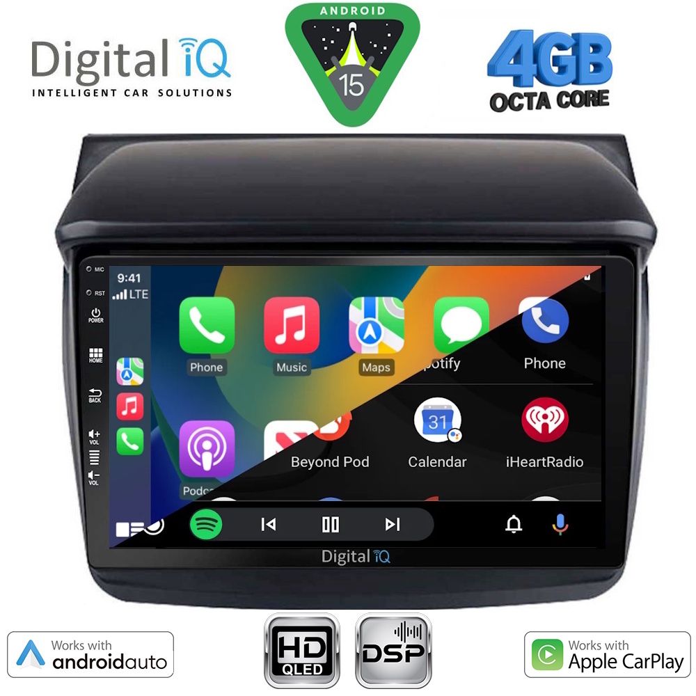 DIGITAL IQ BXF 6436_CPAA (9inc) MULTIMEDIA TABLET for MITSUBISHI L200 mod. 2006-2015 - DIGITAL IQ BXF 6436_CPAA