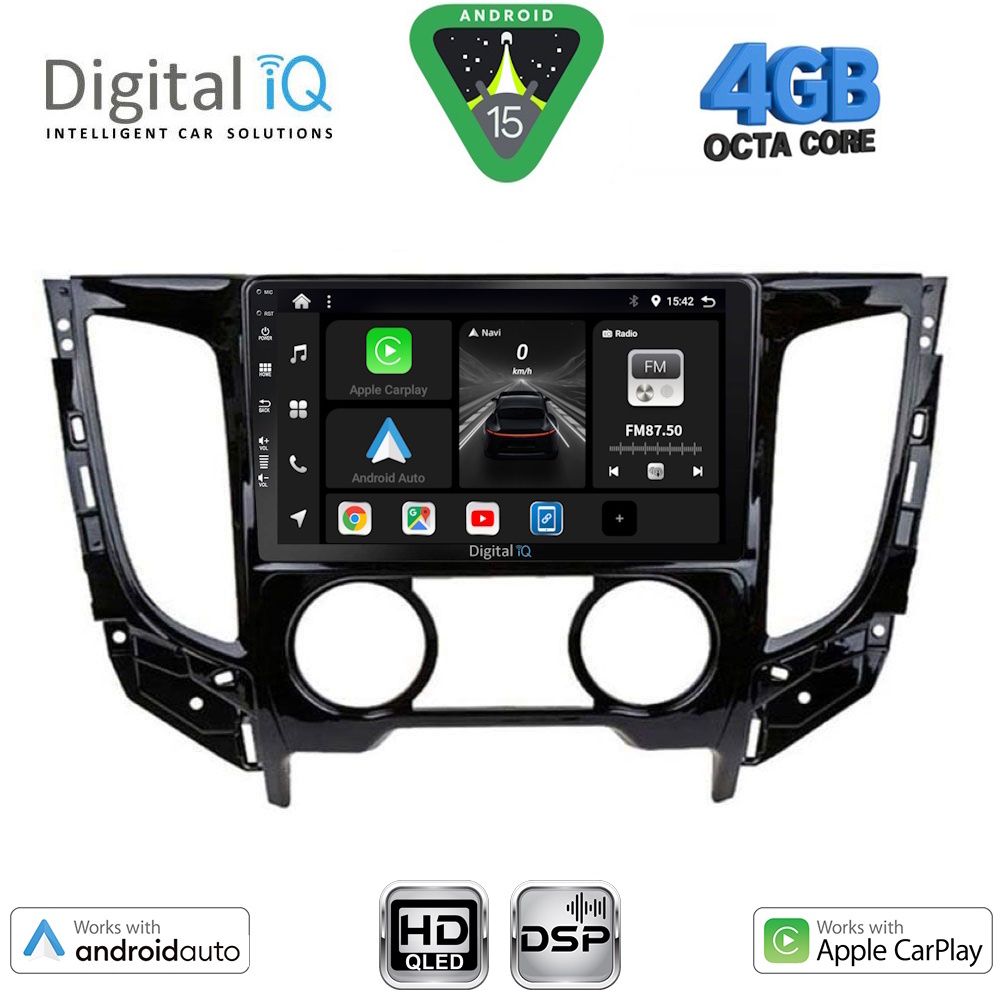 DIGITAL IQ BXF 6437AC_CPAA (9inc) MULTIMEDIA TABLET for MITSUBISHI L200 mod. 2015-2019 με A/C - DIGITAL IQ BXF 6437AC_CPAA