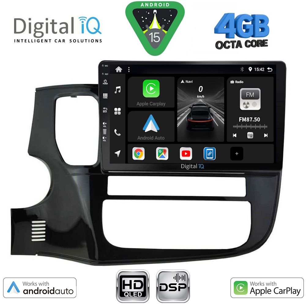 DIGITAL IQ BXF 6443_CPAA (10inc) MULTIMEDIA TABLET for MITSUBISHI OUTLANDER mod. 2013-2020 - DIGITAL IQ BXF 6443_CPAA