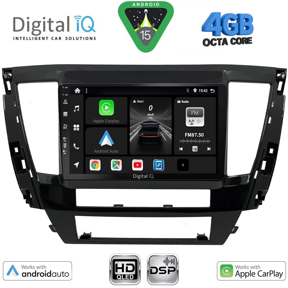 DIGITAL IQ BXF 6447S_CPAA (9inc) MULTIMEDIA TABLET for MITSUBISHI PAJERO SPORT mod. 2020-2026 - DIGITAL IQ BXF 6447S_CPAA