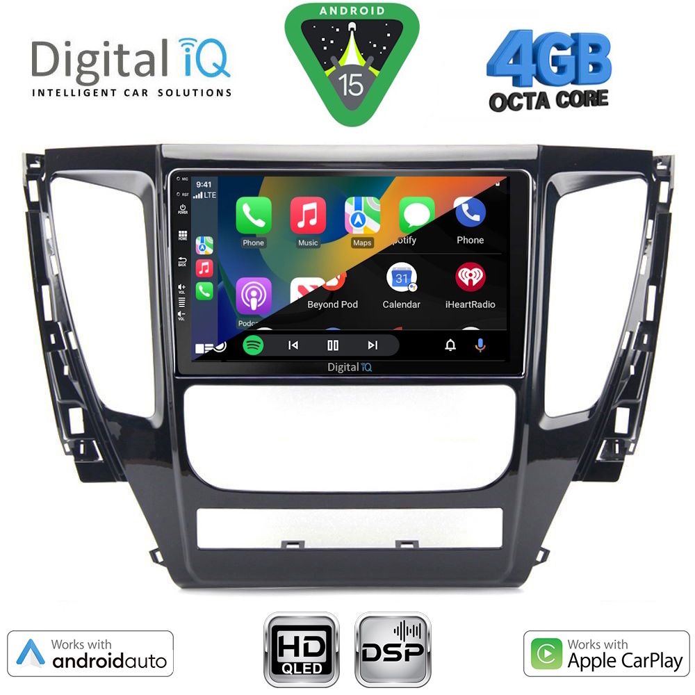 DIGITAL IQ BXF 6447A_CPAA (9inc) MULTIMEDIA TABLET for MITSUBISHI PAJERO mod. 2013-2020 - DIGITAL IQ BXF 6447A_CPAA