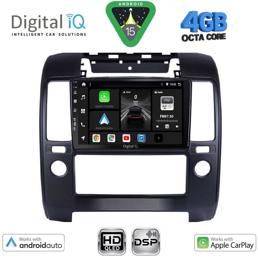 DIGITAL IQ BXF 6454AC_CPAA (9inc) MULTIMEDIA TABLET for NISSAN NAVARA D40 mod. 2006-2011 με A/C