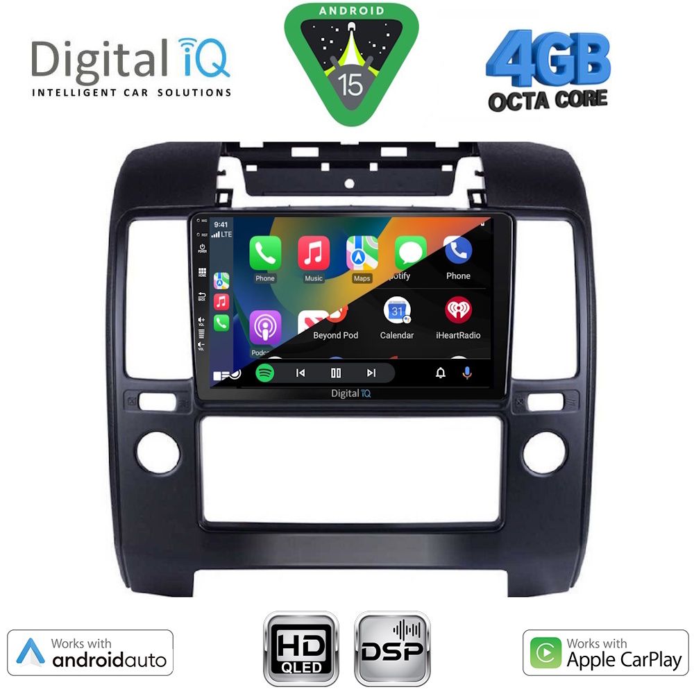 DIGITAL IQ BXF 6454AC_CPAA (9inc) MULTIMEDIA TABLET for NISSAN NAVARA D40 mod. 2006-2011 με A/C