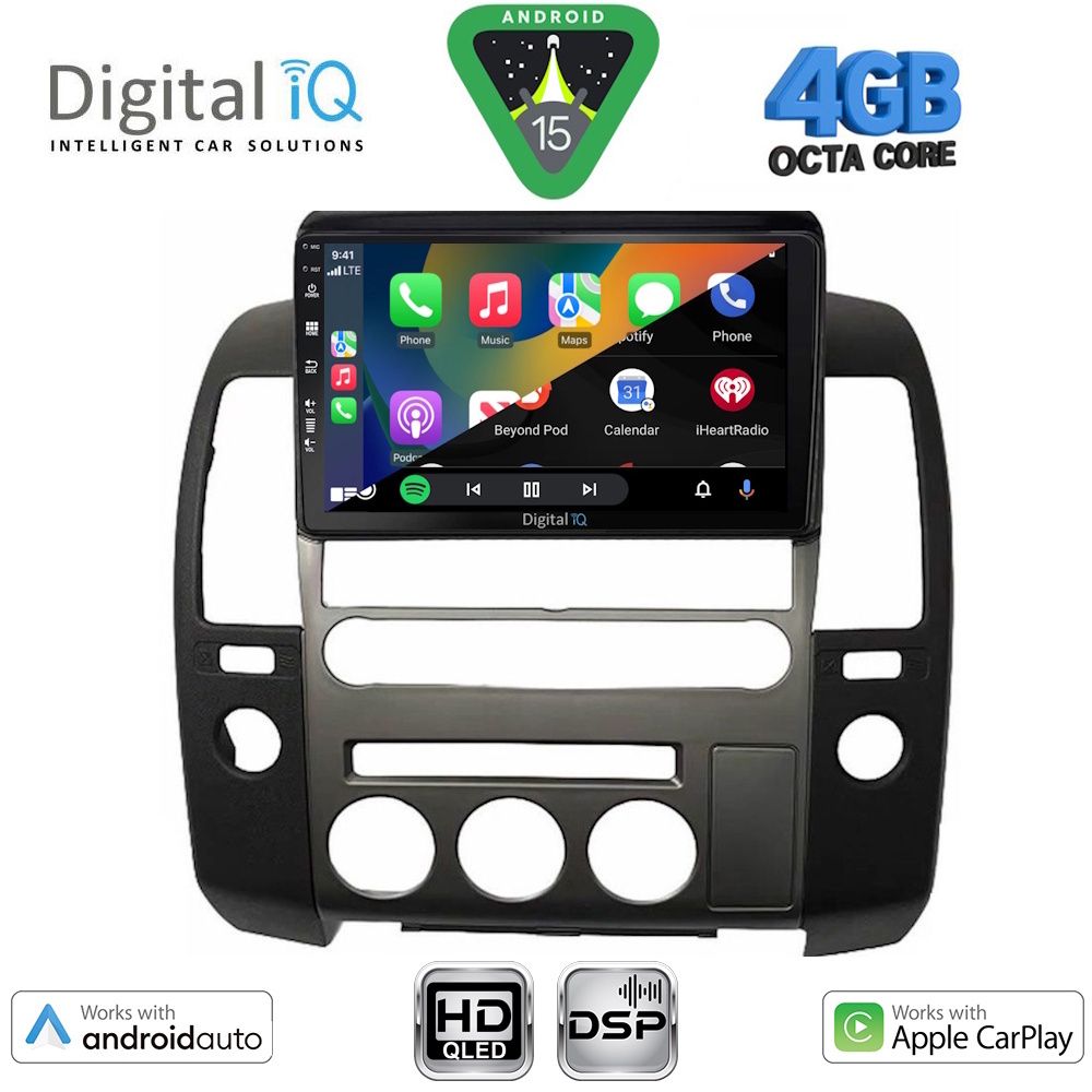 DIGITAL IQ BXF 6454_CPAA (ORIG.NAVI) (9inc) MULTIMEDIA TABLET for NISSAN NAVARA D40 mod. 2006-2011 με Original Navi - DIGITAL IQ BXF 6454_CPAA (ORIG.NAVI)