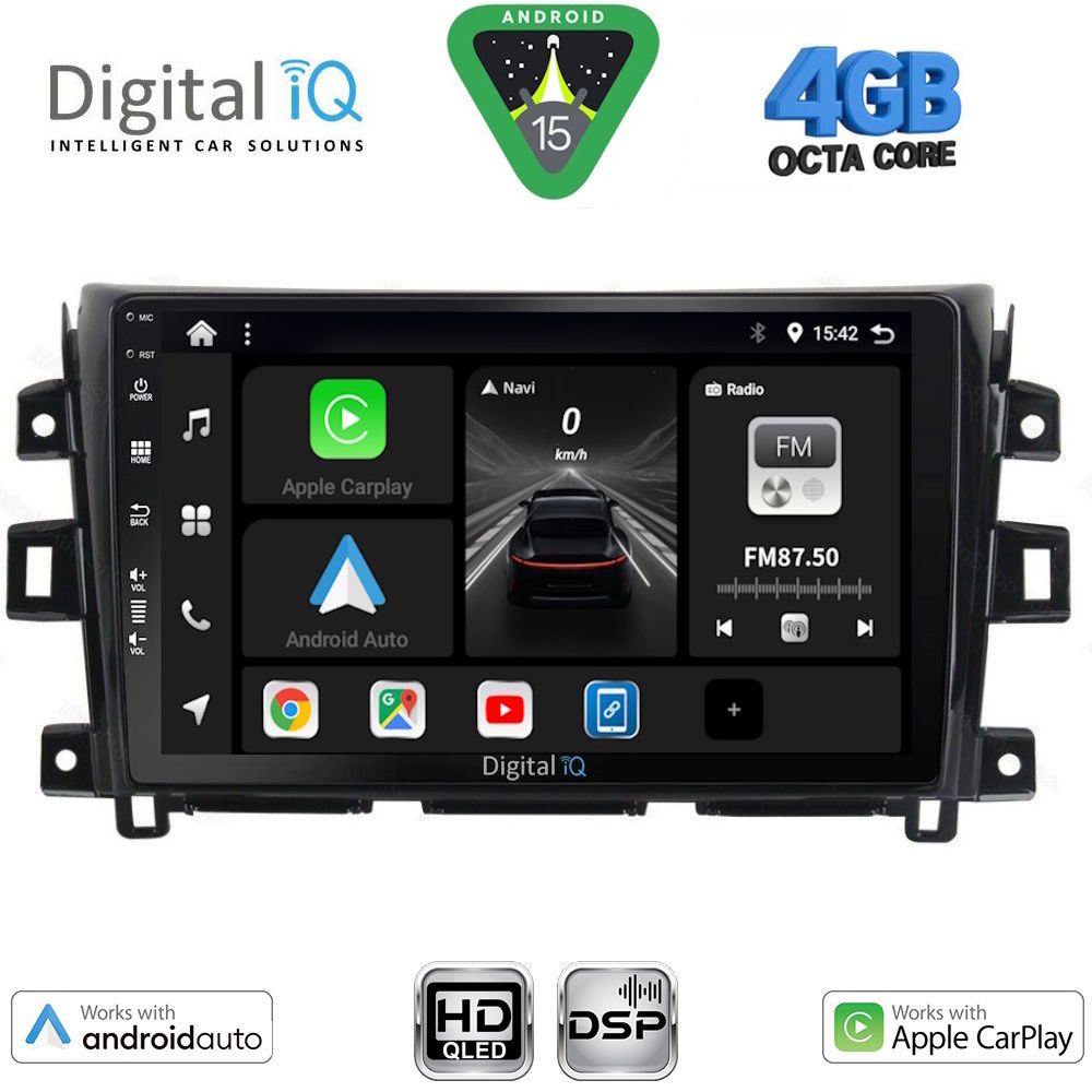 DIGITAL IQ BXF 6456_CPAA (10inc) MULTIMEDIA TABLET for NISSAN NAVARA mod. 2016-2025