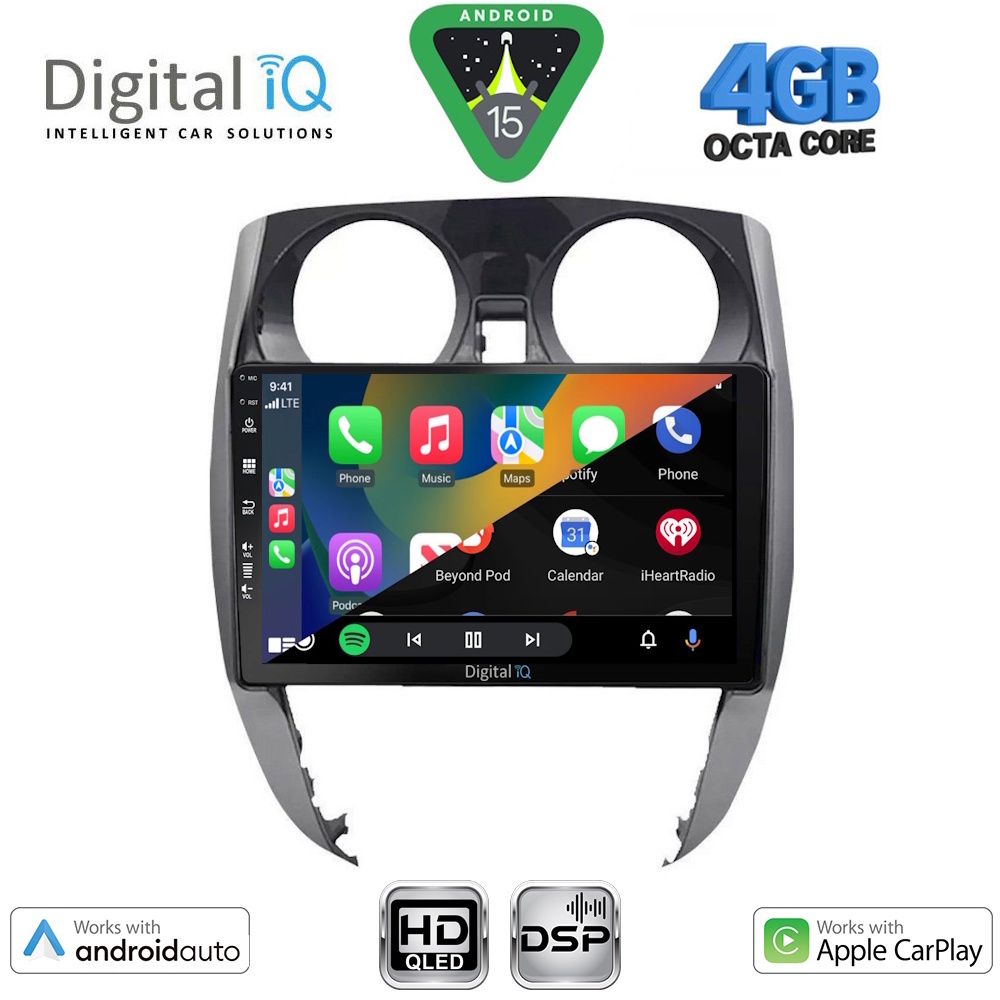 DIGITAL IQ BXF 6464_CPAA (10inc) MULTIMEDIA TABLET for NISSAN NOTE mod. 2012-2020 - DIGITAL IQ BXF 6464_CPAA