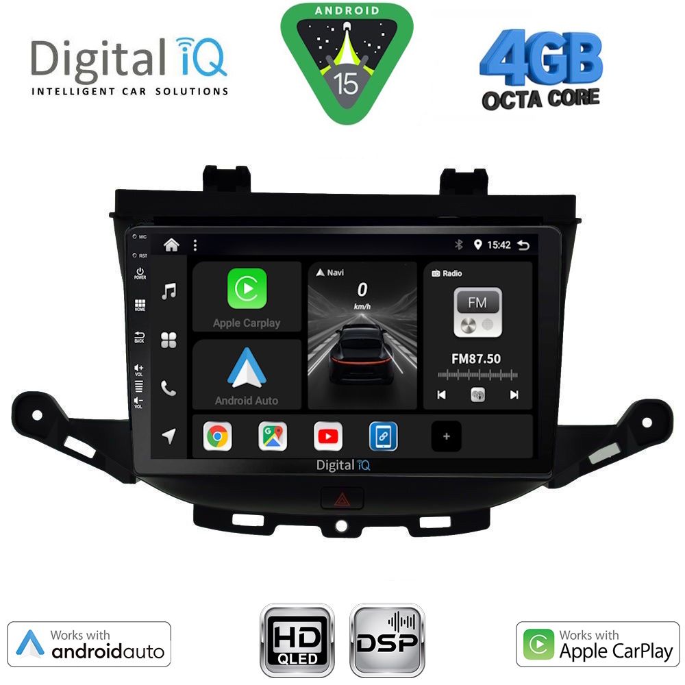 DIGITAL IQ BXF 6483_CPAA (9inc) MULTIMEDIA TABLET for OPEL ASTRA K mod. 2015-2023 - DIGITAL IQ BXF 6483_CPAA