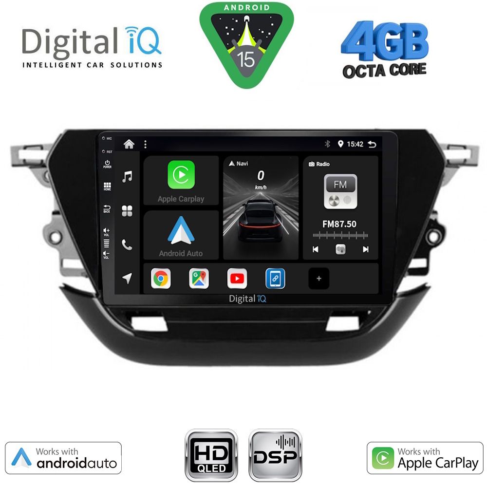 DIGITAL IQ BXF 6487_CPAA (9inc) MULTIMEDIA TABLET for OPEL CORSA F mod. 2019-2024 - DIGITAL IQ BXF 6487_CPAA