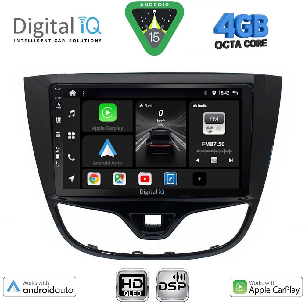 DIGITAL IQ BXF 6489_CPAA (10inc) MULTIMEDIA TABLET for OPEL KARL mod. 2014-2019