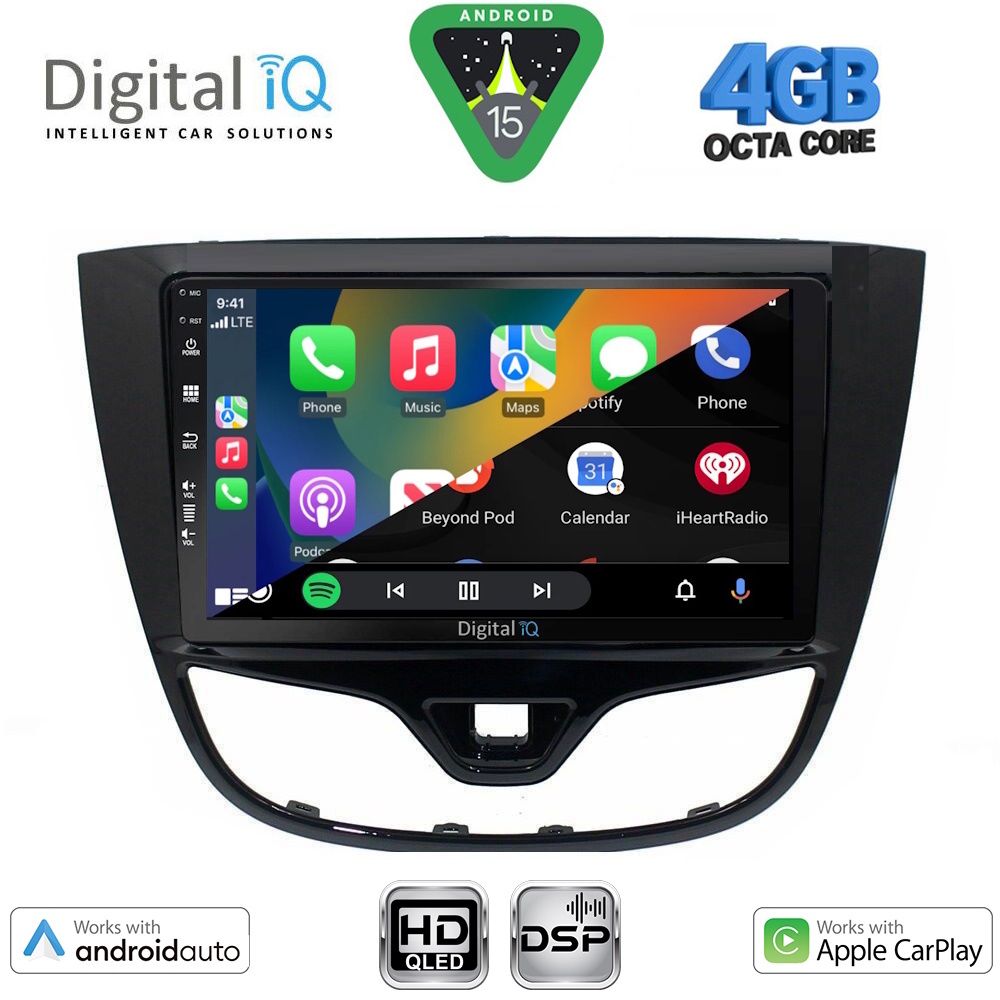 DIGITAL IQ BXF 6489_CPAA (10inc) MULTIMEDIA TABLET for OPEL KARL mod. 2014-2019