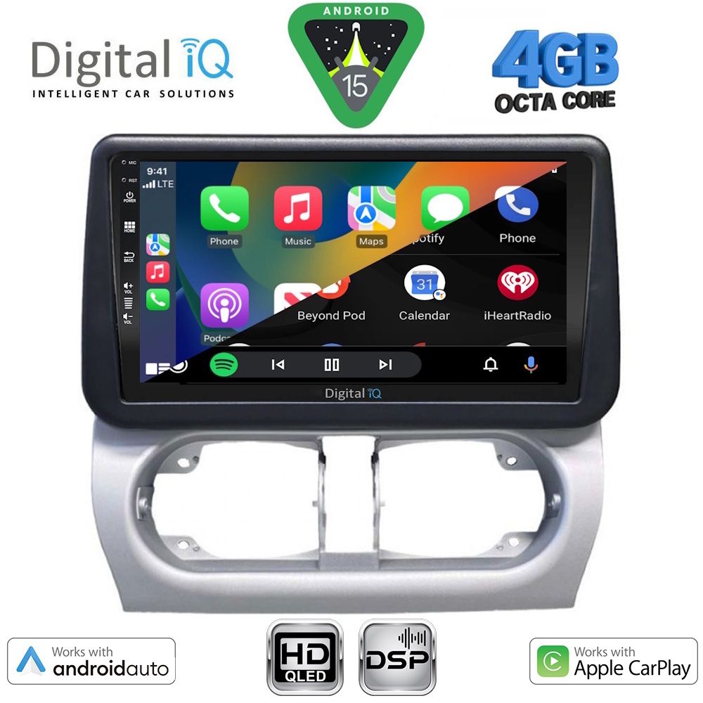 DIGITAL IQ BXF 6500_CPAA (9inc) MULTIMEDIA TABLET for OPEL CORSA C mod 2000-2006 - TIGRA mod. 2004-2009