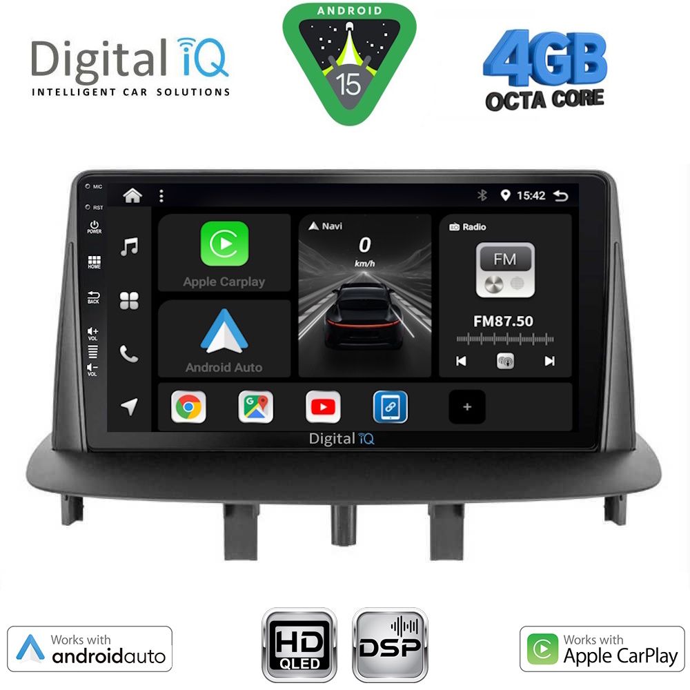 DIGITAL IQ BXF 6556_CPAA (9inc) MULTIMEDIA TABLET for RENAULT MEGANE 3 mod. 2009-2016 - DIGITAL IQ BXF 6556_CPAA