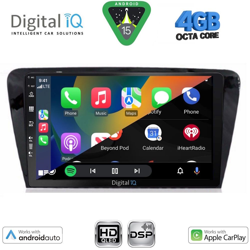 DIGITAL IQ BXF 6597_CPAA (10inc) MULTIMEDIA TABLET for SKODA OCTAVIA 7 mod. 2013-2021 - DIGITAL IQ BXF 6597_CPAA