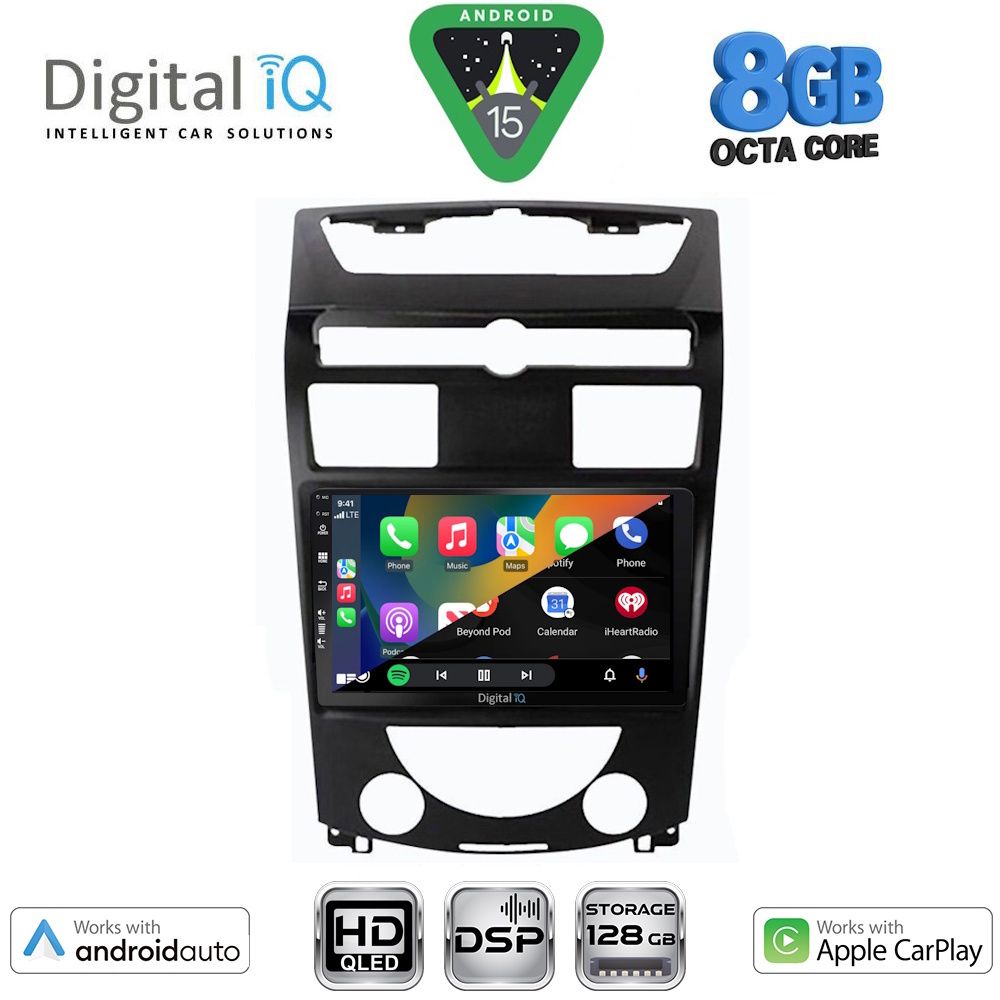 DIGITAL IQ BXF 7657_CPAA (10inc) MULTIMEDIA TABLET for SSANGYANG REXTON mod. 2006-2015