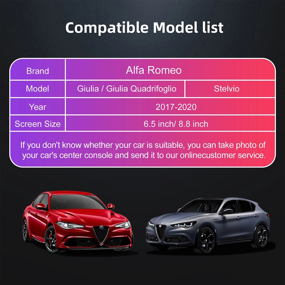 DIGITAL IQ AR 749F CPA - INTERFACE CARPLAY / ANDROID AUTO BOX for ALFA ROMEO GIULIA - STELVIO mod. 2015-2026