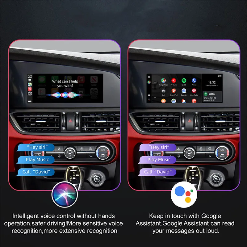 DIGITAL IQ AR 749F CPA - INTERFACE CARPLAY / ANDROID AUTO BOX for ALFA ROMEO GIULIA - STELVIO mod. 2015-2026