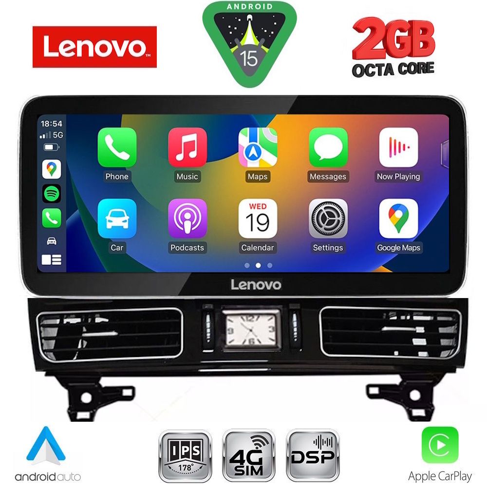 LENOVO LVF 12997_CPA (12.3inc) (NTG 4.5) MULTIMEDIA SYSTEM for MERCEDES ML (W166) mod. 2011-2019 - LENOVO LVF 12997_CPA