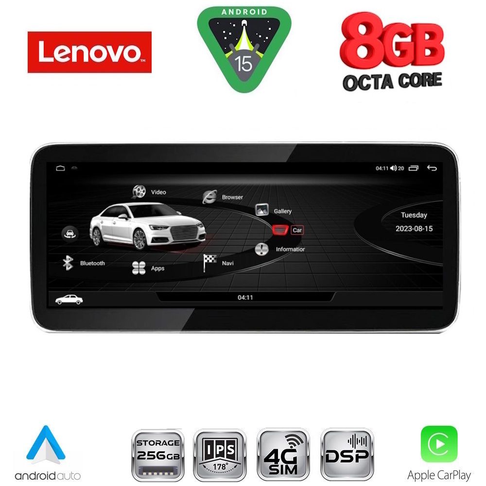 LENOVO LVK 18927_CPA (10.33inc) MULTIMEDIA SYSTEM for AUDI A6 mod. 2016-2018