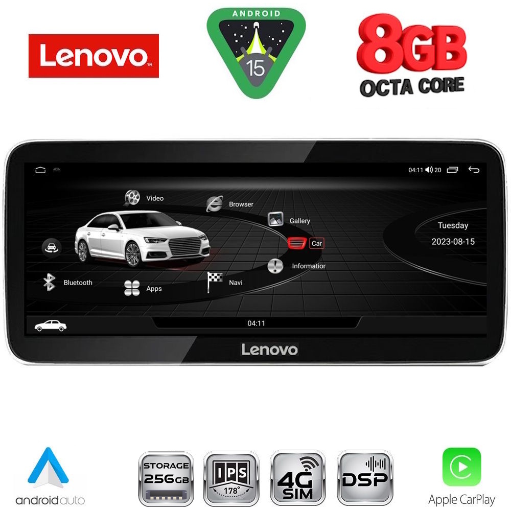 LENOVO LVK 19926_CPA (12.3inc) MULTIMEDIA SYSTEM for AUDI A6 mod. 2012-2015