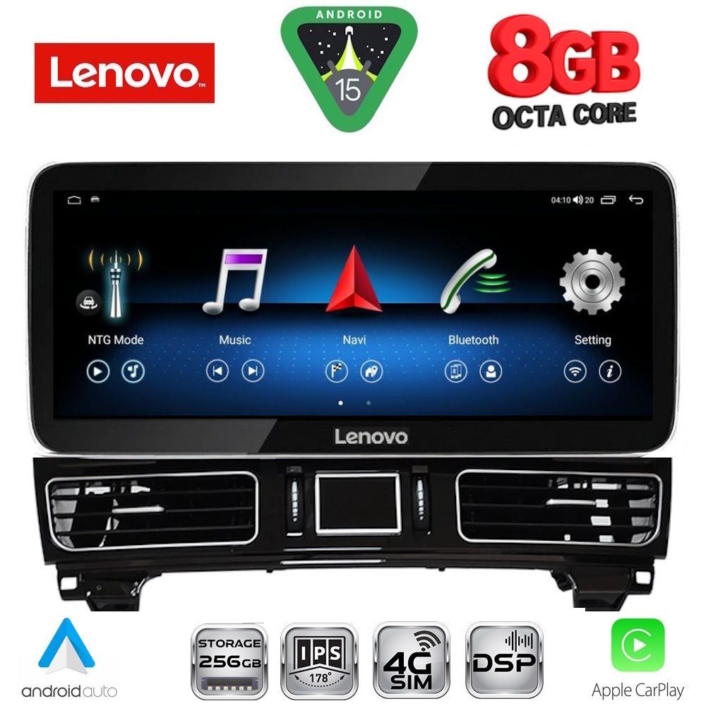 LENOVO LVK 19989_CPA (12.3inc) (NTG 5.0) MULTIMEDIA SYSTEM for MERCEDES GLE (W167) mod. 2015-2019 - LENOVO LVK 19989_CPA