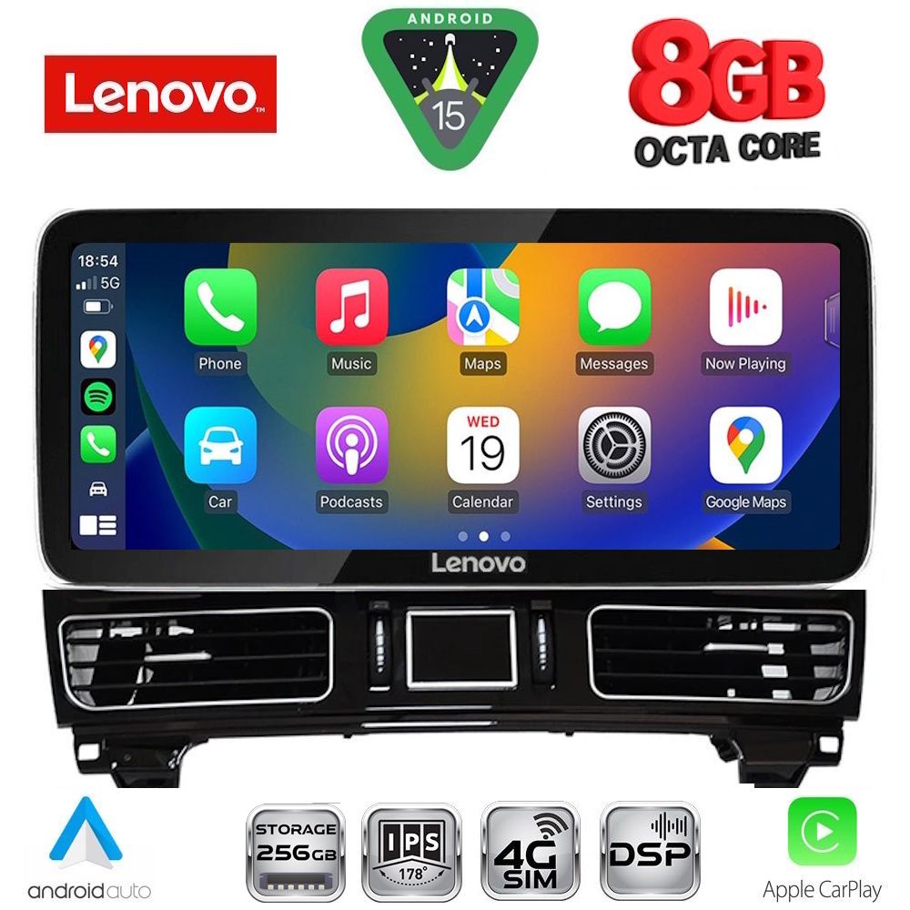 LENOVO LVK 19989_CPA (12.3inc) (NTG 5.0) MULTIMEDIA SYSTEM for MERCEDES GLE (W167) mod. 2015-2019 - LENOVO LVK 19989_CPA