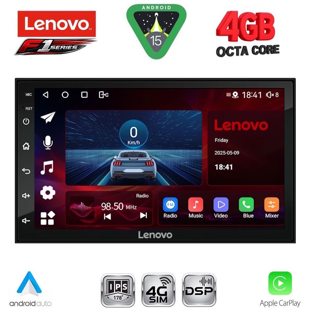LENOVO SSQ 996_CPA (7" DECK) 4G SIM MULTIMEDIA 2DIN