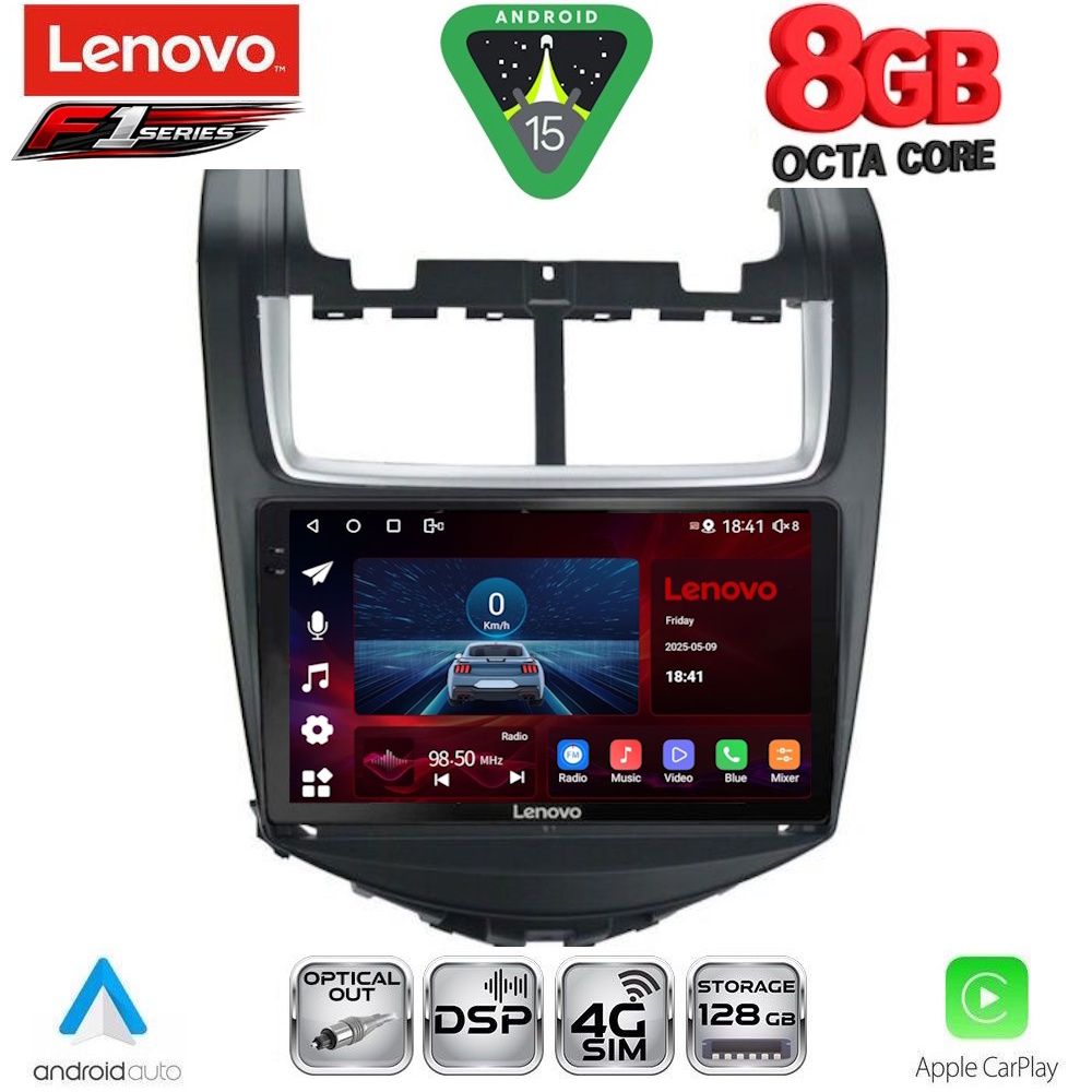 LENOVO SSR 10075_CPA (9inc) MULTIMEDIA TABLET for CHEVROLET AVEO mod. 2014-2017