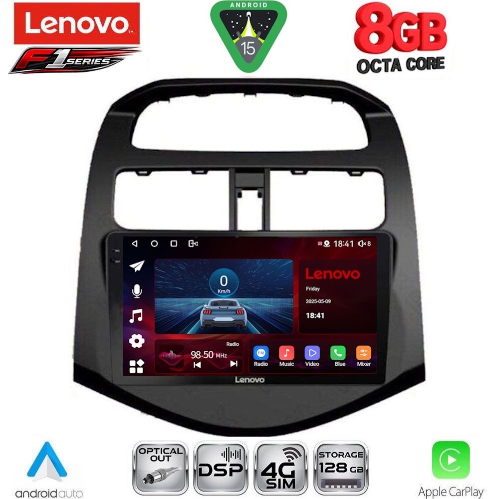 LENOVO SSR 10078_CPA (9inc) MULTIMEDIA TABLET for CHEVROLET SPARK mod. 2009-2015