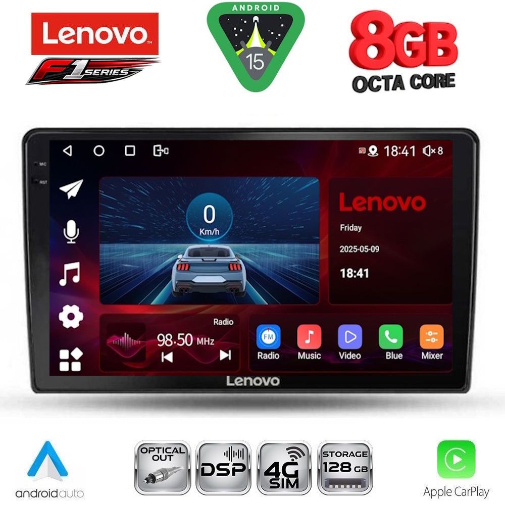 LENOVO SSR 10103B_CPA (9inc) MULTIMEDIA TABLET for DACIA DUSTER mod. 2012-2019 - LENOVO SSR 10103B_CPA