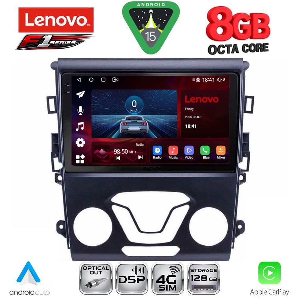 LENOVO SSR 10164_CPA A/C (9inc) MULTIMEDIA TABLET for FORD MONDEO mod. 2014-2023