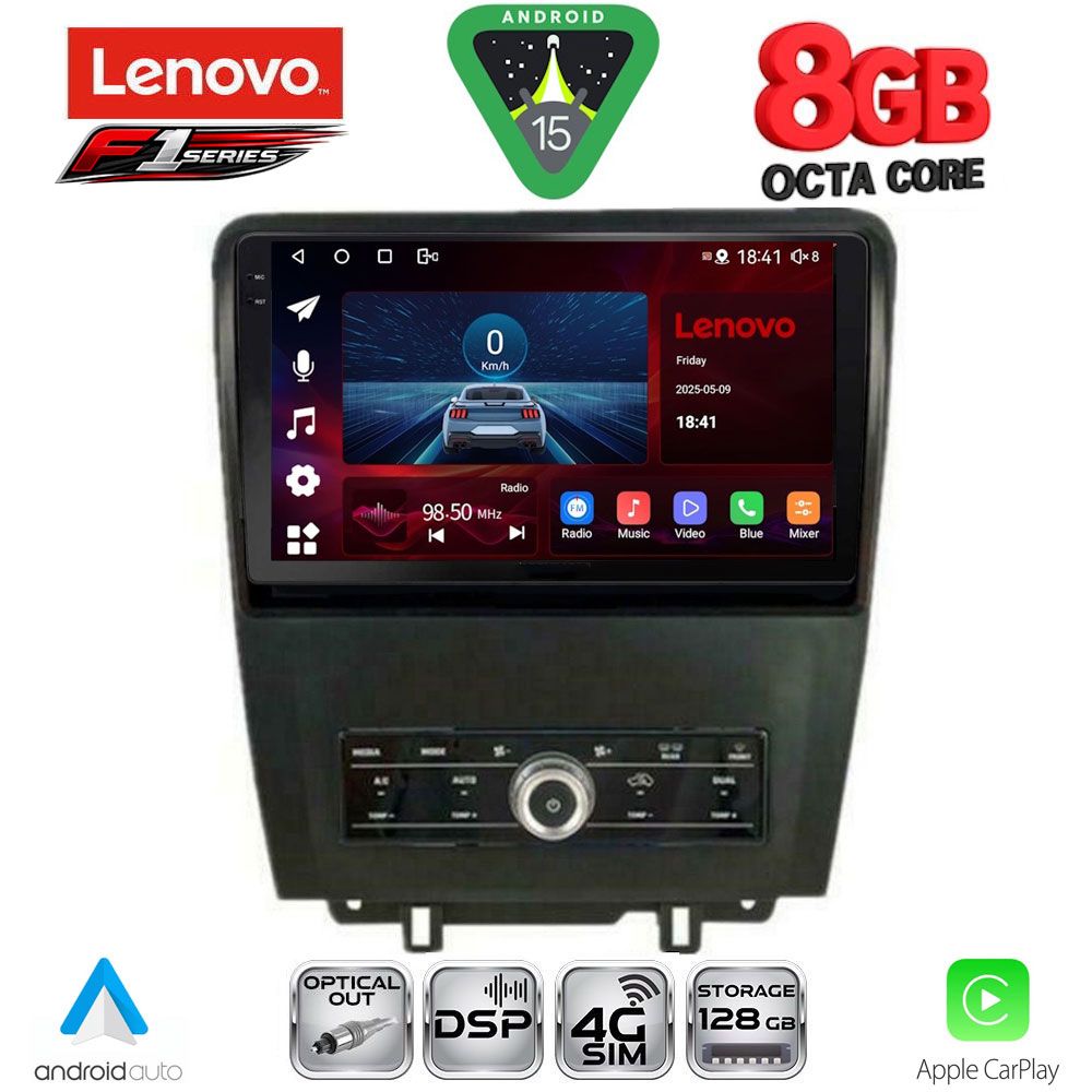 LENOVO SSR 10165_CPA (9inc) MULTIMEDIA TABLET for FORD MUSTANG mod. 2010-2015 - LENOVO SSR 10165_CPA