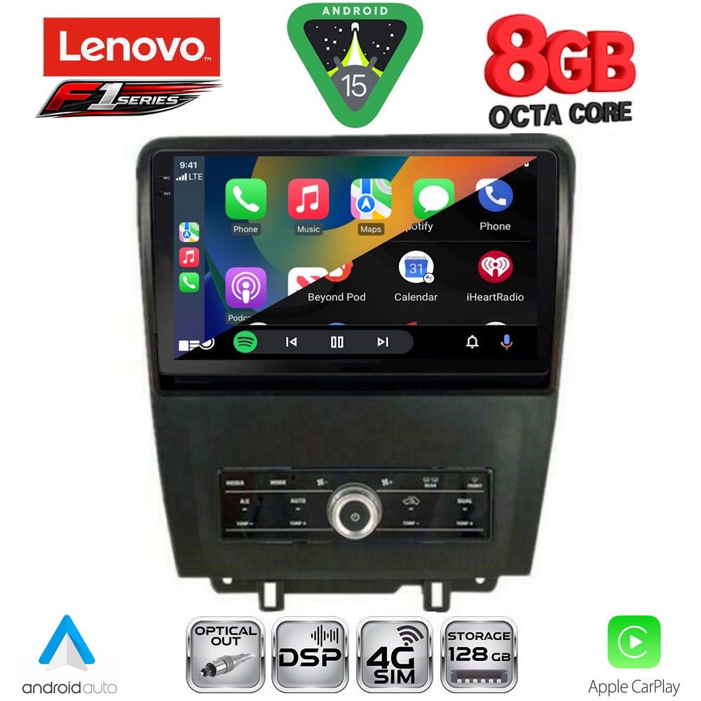 LENOVO SSR 10165_CPA (9inc) MULTIMEDIA TABLET for FORD MUSTANG mod. 2010-2015 - LENOVO SSR 10165_CPA