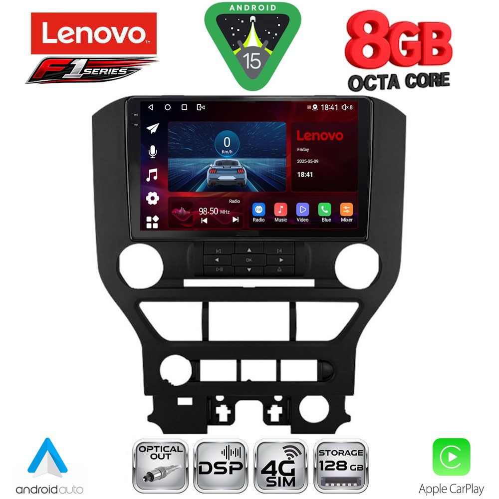 LENOVO SSR 10166_CPA (9inc) MULTIMEDIA TABLET for FORD MUSTANG mod. 2015-2020 - LENOVO SSR 10166_CPA