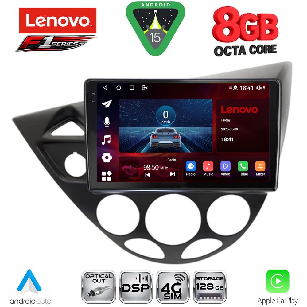 LENOVO SSR 10169_CPA  (9inc) MULTIMEDIA TABLET for FORD FOCUS mod. 1998-2004 - LENOVO SSR 10169_CPA