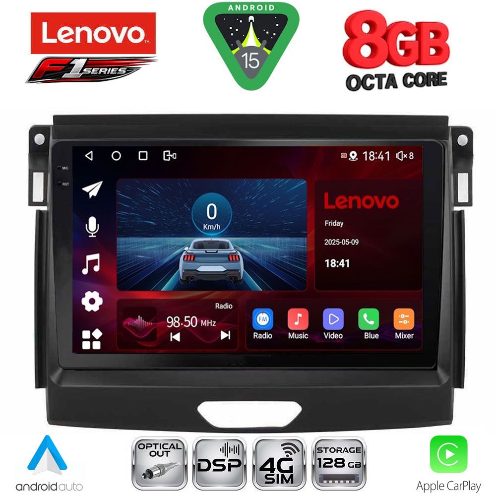 LENOVO SSR 10172_CPA (9inc) MULTIMEDIA TABLET for FORD RANGER mod. 2015-2018 - LENOVO SSR 10172_CPA