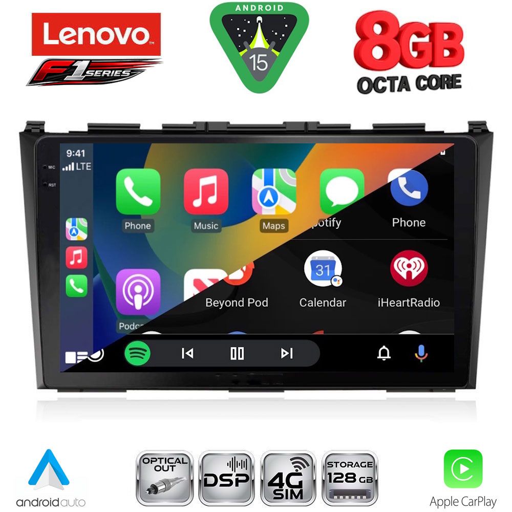 LENOVO SSR 10197_CPA (9inc) MULTIMEDIA TABLET for HONDA CRV mod. 2006-2012