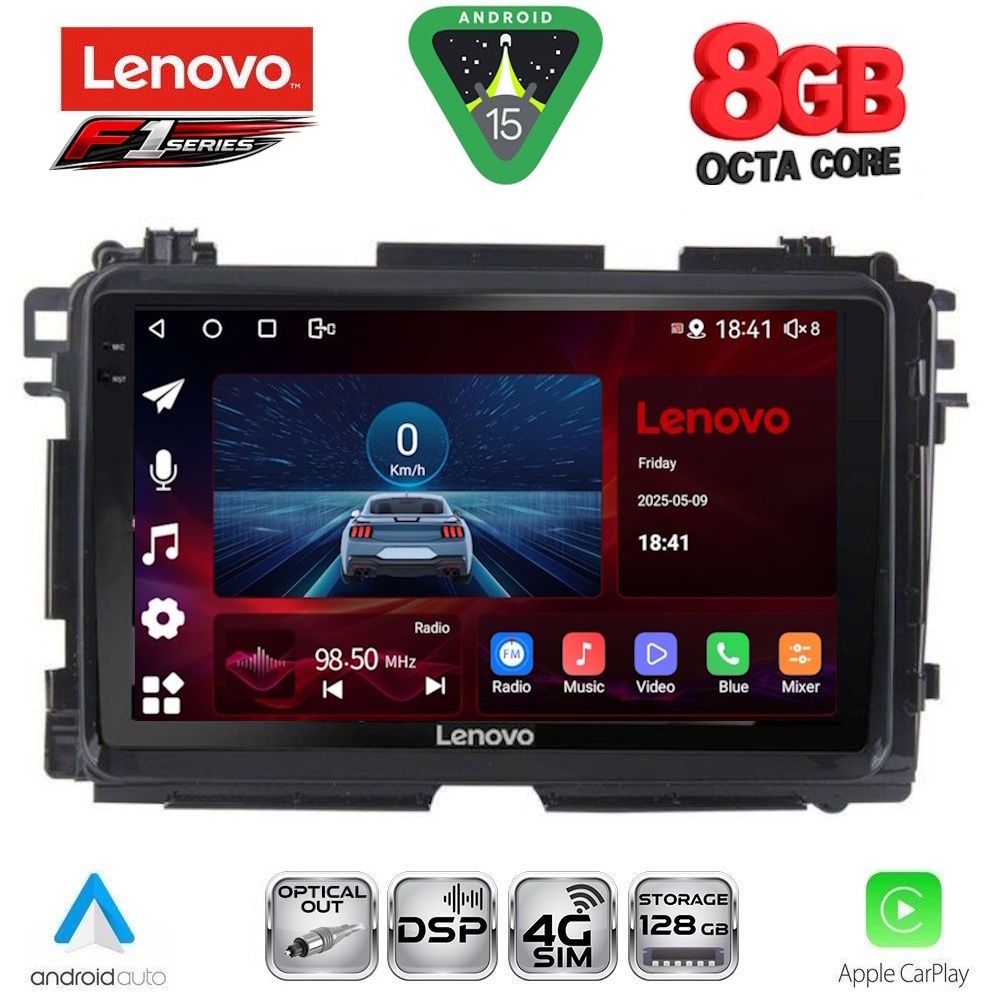 LENOVO SSR 10201_CPA (9inc) MULTIMEDIA TABLET for HONDA HRV mod. 2015-2021 - LENOVO SSR 10201_CPA