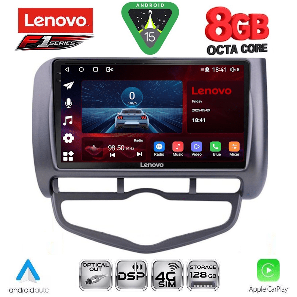 LENOVO SSR 10210_CPA CLIMA (9inc) MULTIMEDIA TABLET for HONDA JAZZ mod. 2002-2008 - LENOVO SSR 10210CL_CPA